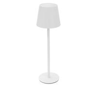 ML-Design Lampe de Table LED Ø10x36cm Blanche, Lumière Blanche Chaude, 4 niveaux avec Capteur, Tactile