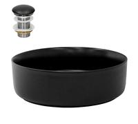 ML-Design Lavabo - Ø 360x120 mm - Noir