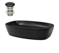 ML-Design Lavabo 605x385x140 mm noir