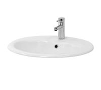 ML-Design Lavabo à poser - Blanc céramique 57x19,5x48,5 cm