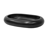 ML-Design Lavabo à poser - Noir céramique 650x450x110 mm