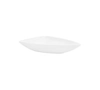 ML-Design Lavabo en Céramique Blanc, 69 x 46 x 13 cm, Triangulaire, Vasque à Poser sur Plan de Toilette, Lave-Mains Évier pour la Salle de Bain/WC Invités, Design Moderne, sans Matériel de Montage