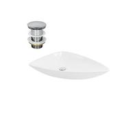 ML-Design Lavabo Triangulaire - Blanc
