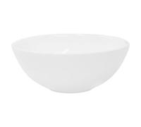 ML-Design Lavabo en Céramique Blanc Brillant, Ø 28x11,6 cm, Ronde Design, Vasque à Poser Moderne, Élégante, Lavabo de Comptoir avec Trou d'Évacuation, Évier pour la Salle de Bain et Toilettes