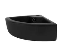 ML-Design Lavabo en Céramique Noir - 46x33x13 cm