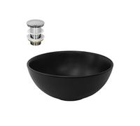 Lavabo ML-Design Ø 32x13,5 cm Noir Mat