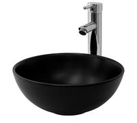 ML Design Lavabo en Céramique Noir Mat