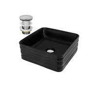 Vasque ML-Design 39x39x15 cm Noir