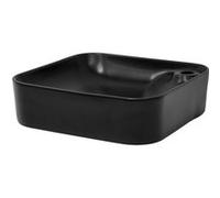 LuxeBath Lavabo ML-Design 43×43×12 cm avec vidage 1 1/4" Noir mat