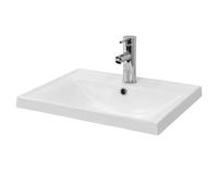 ML-Design Lavabo rectangulaire en céramique 510x415 mm - Blanc
