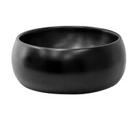 ML-Design Lavabo Rond 400x155 mm - Céramique Noir