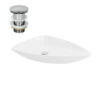 ML-Design Lavabo Triangulaire - Blanc