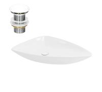 ML-Design Lavabo triangulaire - Blanc