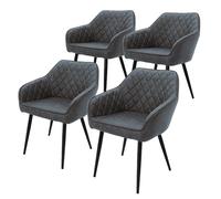 ML-Design - Lot de 4 - Anthracite