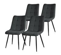 ML-Design - Lot de 4 chaises