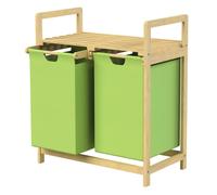 Ml-design Panier à linge rectangulaire - Vert