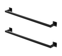 Ml-design Porte-manteau mural - Noir