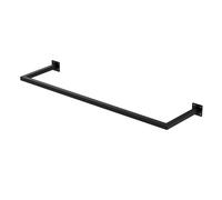 Ml-design Porte-manteau tringle rectangulaire - Noir