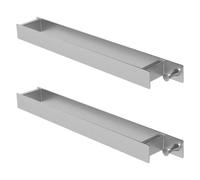 Ml-design Porte-serviettes mural - Argent