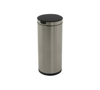 Poubelle automatique avec capteur 40 L en inox avec anneau de maintien pour sac