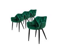 ML-Design Chaises - Vert foncé