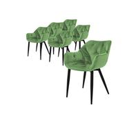 ML-Design Chaises - Velours Sauge