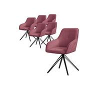ML-Design Chaise Pivotante 6 Places - Vieux Rose