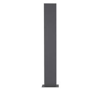 ML-Design Support de Boîte aux Lettres sur Pied en Acier Inoxydable Revêtu par Poudre,