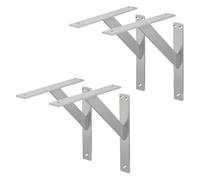 Ml-design Support d'étagère mural - Argent
