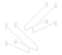 Ml-design Supports d'étagère murale - Blanc