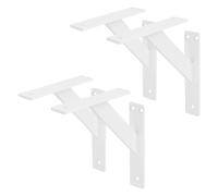 Ml-design Supports d'étagère murale - Blanc