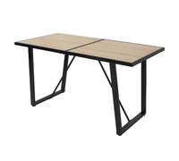 Ml-design Table à manger rectangulaire - Marron