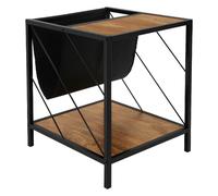 Ml-design table basse porte-revues - Marron