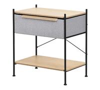 Ml-design Table de chevet avec tiroir - Gris
