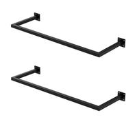 Ml-design Tringle porte-manteau murale - Noir