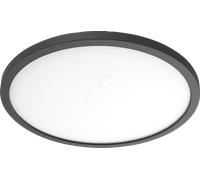 MLI 20500103 - Plafonnier Lina, 2500 lm, 2700 K, rond, noir
