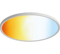 MLI 404094 - Smart Light, tint, plafonnier Amela, 30 cm, blanc réglable