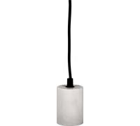 MLI 404097 - Luminaire suspendu, culot E27, rond, en marbre blanc