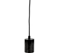 MLI 404098 - Luminaire suspendu, culot E27, rond, en marbre noir