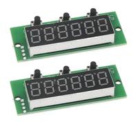 Mllepjdh 6 modules de compteur de tubes numériques rouges 0-999999 additions cumulatifs et mémoire de bande de soustraction 5 V alimentation coupure de courant mémorisation module compteur