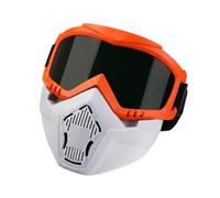 Mllepjdh Masque facial de protection polyvalent avec lentille renforcée pour le meulage, le soudage, le travail du bois, la randonnée, la barrière contre et le, conseiller antiéblouissement