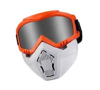 Mllepjdh Masque facial de protection polyvalent avec lentille renforcée pour le meulage, le soudage, le travail du bois, la randonnée, la barrière contre et le, conseiller antiéblouissement