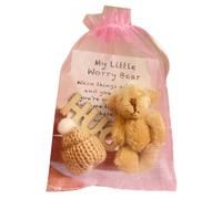 Mllepjdh Ours en Peluche de Motivation de Taille avec Carte de Message édifiante, Jouet en Peluche Doux, Animal pour fête d ' Anniversaire, Ours Miniature