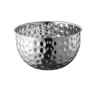 Mllepjdh Panier de lavage de capacité, bol à fruits en acier inoxydable, seau à glace, pots à œufs pour mélange de salades, pâtisserie et présentation de fête, bol de cuisson