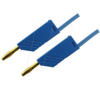 MLN 200 25 AU BL - Cordon de test 4 mm, 200 cm, 2,5 mm², or, bleu