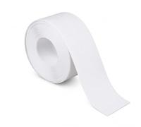 MLRUQRX 1 Joint Salle De Bain Bande Autocollante Pvc Souple 22Mm X 3,2M, Anti-Moisissure Pour Baignoire Douche Évier (Blanc)