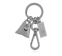 MM6 Maison Margiela - Porte-clés avec breloques - Femme - Sacs - Gris - Taille: ONE Size