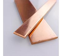 MMLFX 1pc Barre de Barre Rouge de 1pc 99,95% Plate de cuivre Pure DIY Épaisseur du matériau 3/4/5/6/8 mm de Longueur 100 mm (Size : 3x20x100mm)