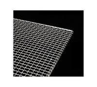 MMLFX Carré Un Barbecue Grill 304 Mesh en Acier Inoxydable Un Barbecue Grills Grille Grille Rack de cuit en Carbone Cuisinier Net Barbecue 47 Tailles (Color : 30x30cm)