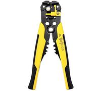 MMOBIEL Pince à dénuder et à sertir automatique professionnelle pour couper les fils de 10 à 24 AWG (0,2-6,0 mm²) Outil à main polyvalent auto-ajustable.